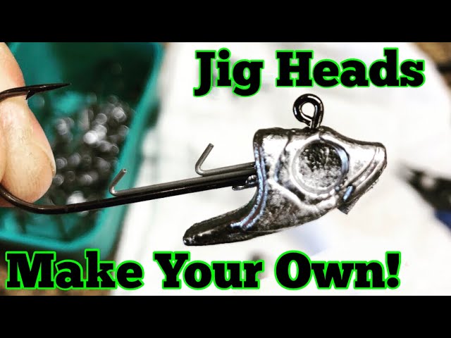 Making Custom Lead Swimbait Jig Heads (Part 2 of 2 - Pouring the Molds and  Lead) 