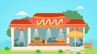 Purple Pink Burger Shop FREE for kids screenshot 4