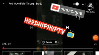 Rod Wave Fall Through The Stage During Holloween Concert