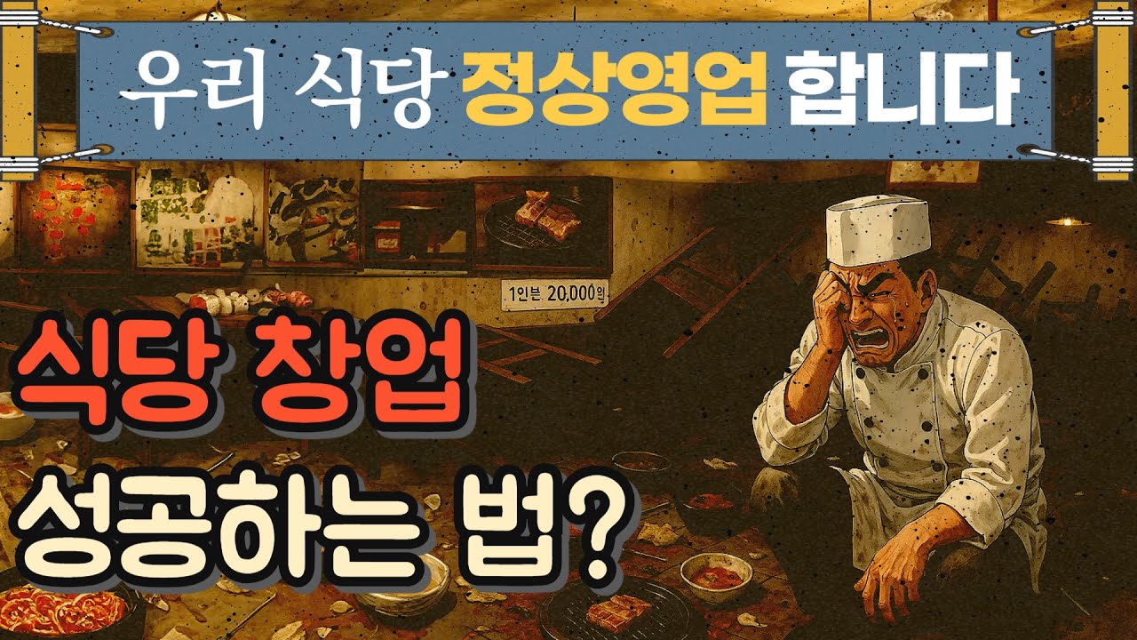 “우리 가게 정상 영업합니다” 그런데 사장님은 왜 울고 있을까요