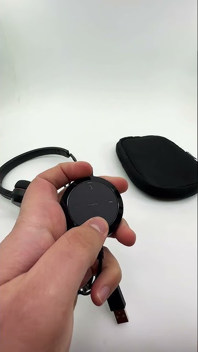 Jabra HSC016 Evolve 20 MS wired mono headset with carrying case - YouTube