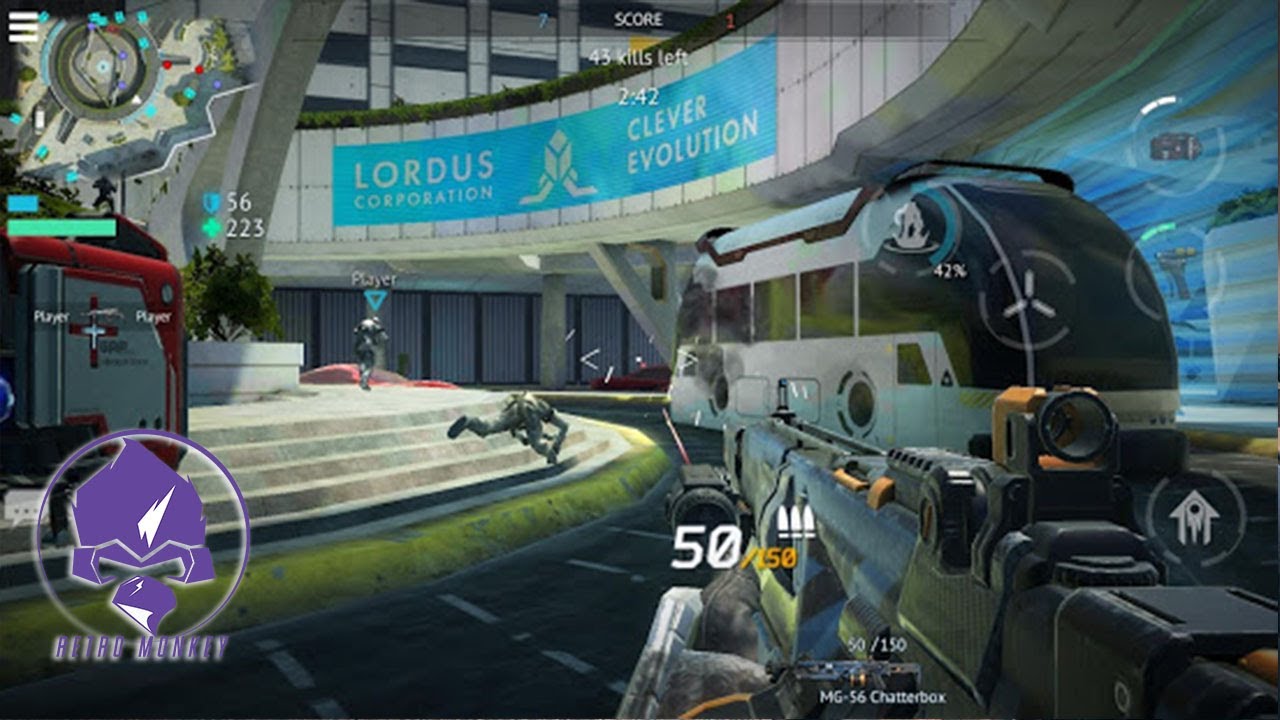 Infinity Ops - FPS in a sci-fi and CYBERPUNK [Gameplay #6] IOS & Android Games