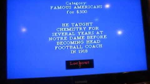 Jeopardy! Nintendo 64 Run Game 1: Part 1