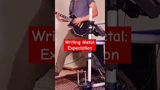 Writing Metal: Expectation vs. Reality #shorts #viral #metal #guitar #composingmusic