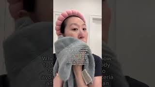 Stop Using Your Body Towel on Your Face! 🚫🦠