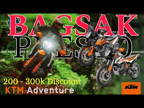 видео: BIGGEST DISCOUNT SALE ! 300K less KTM ADVENTURE Models 390,790,890  with CASH Discount  - alamin mo