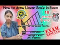 Only 10 Minutes Linear Scale Calculator & Drawing for Exam.