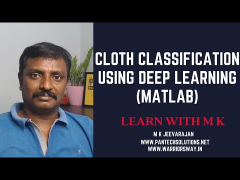 Cloth Classification using Deep Learning Matlab