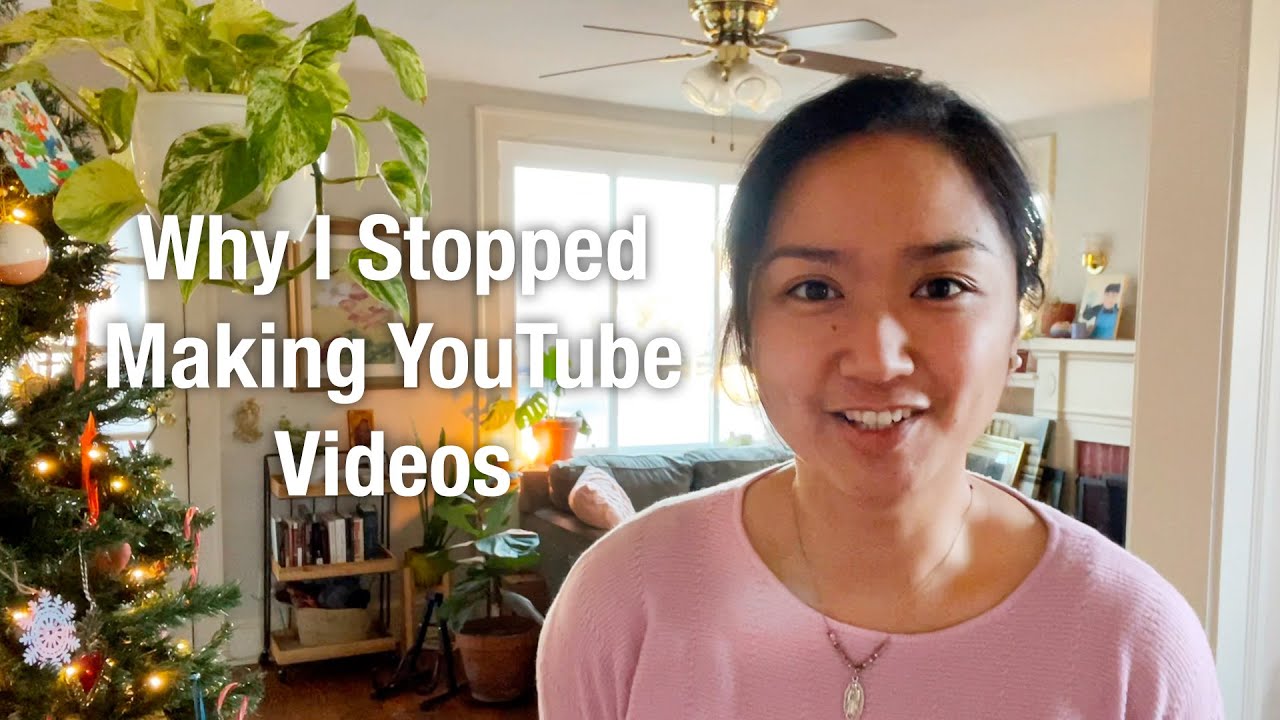Why I Stopped Making YouTube Videos - YouTube