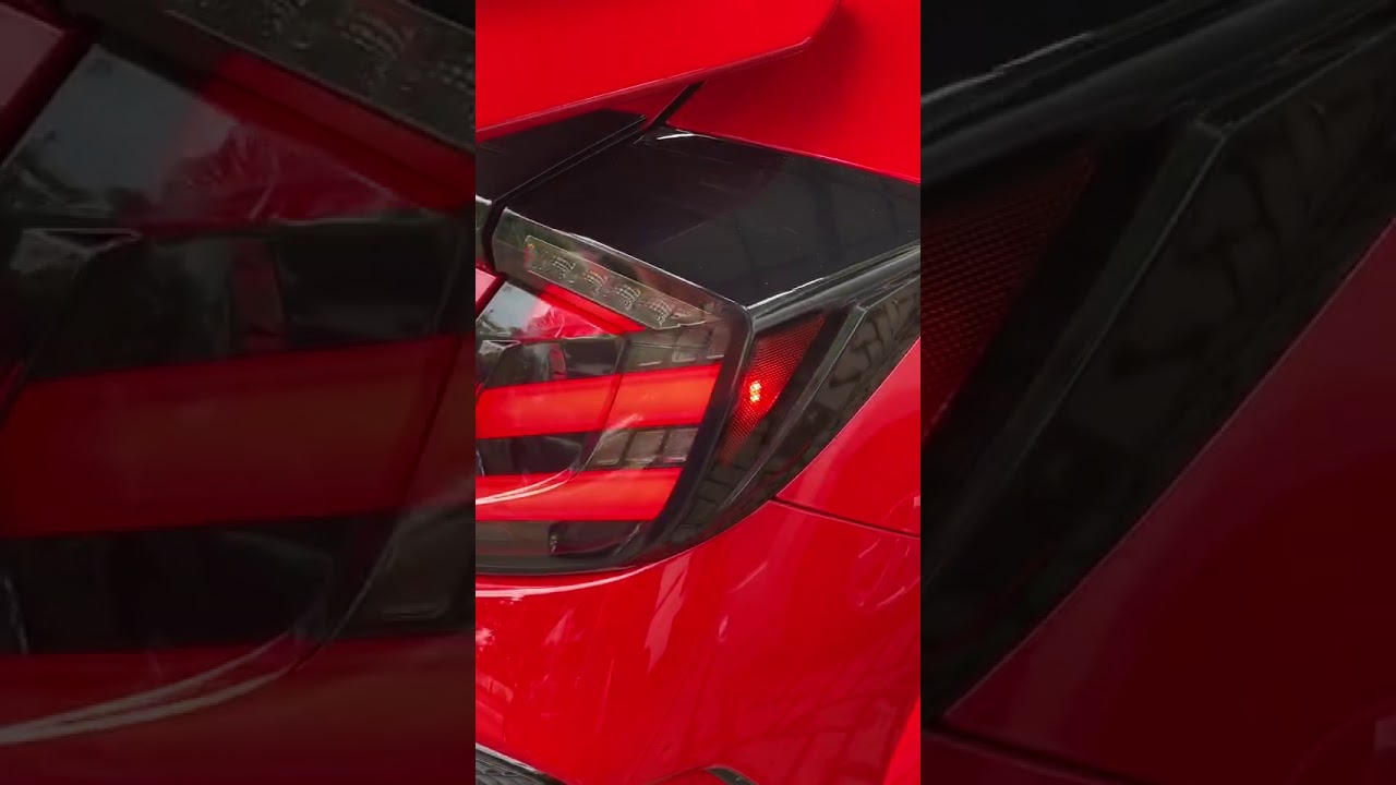 爆売り Fk8 Fk7 Hatchback Civic Honda For 切り替え 点滅 オープニングモーション 流れるウインカー テールライト テールランプ タイプr ハッチバック シビック ホンダ Type R Type2 Led その他