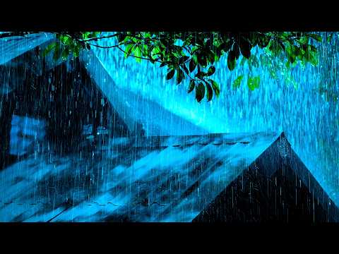 (NO ADS) 99% Of You Will Fall Asleep Instantly With Torrential Rain And Powerful Thunder.