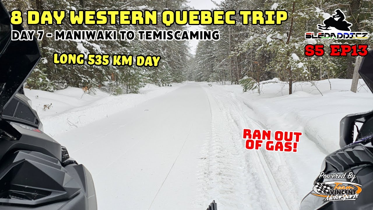 Western Quebec Trip | Day 7 | Maniwaki to Temiscaming | Ran Out of Gas!