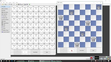 8 Queens problem in Matlab Guide - Graphical output