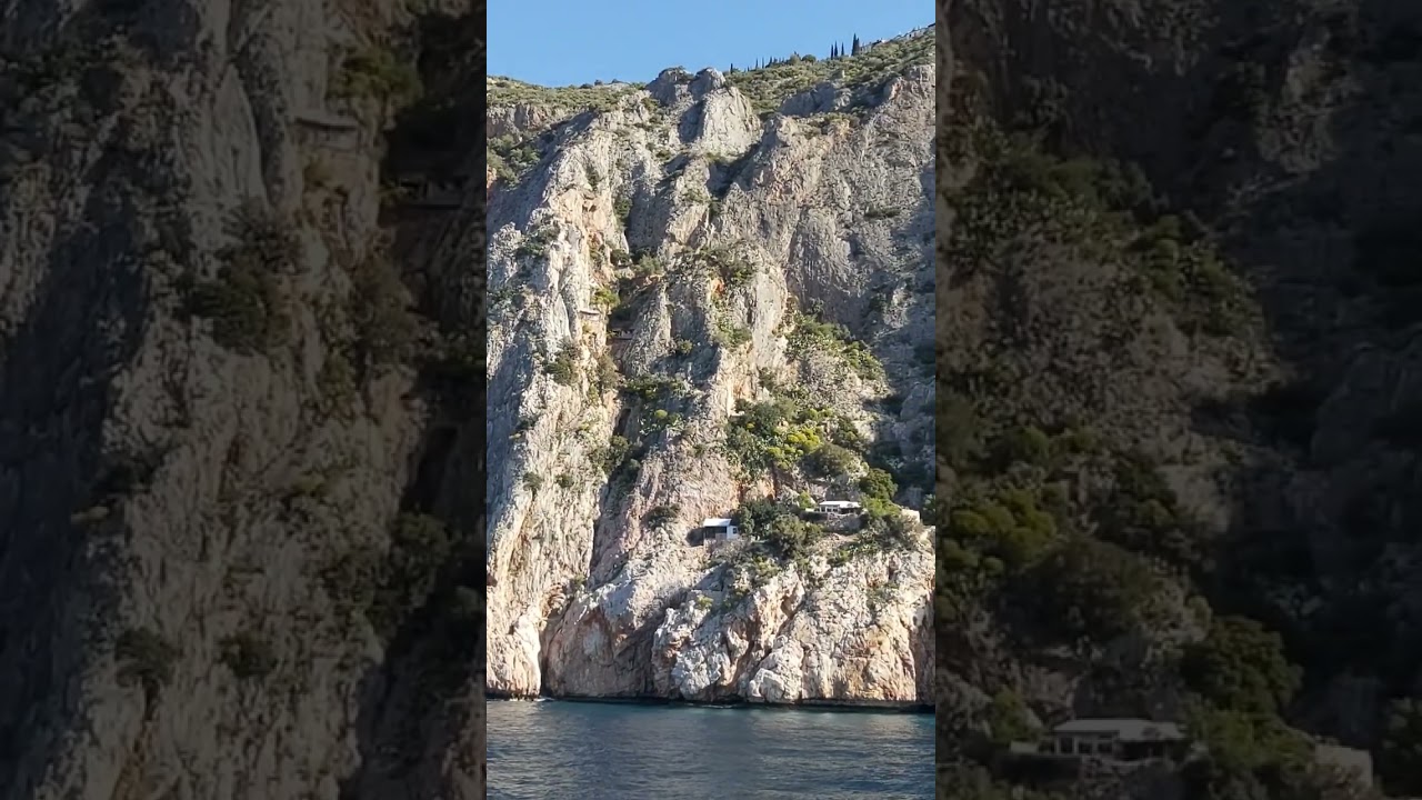 Карули, вид с моря на Афон