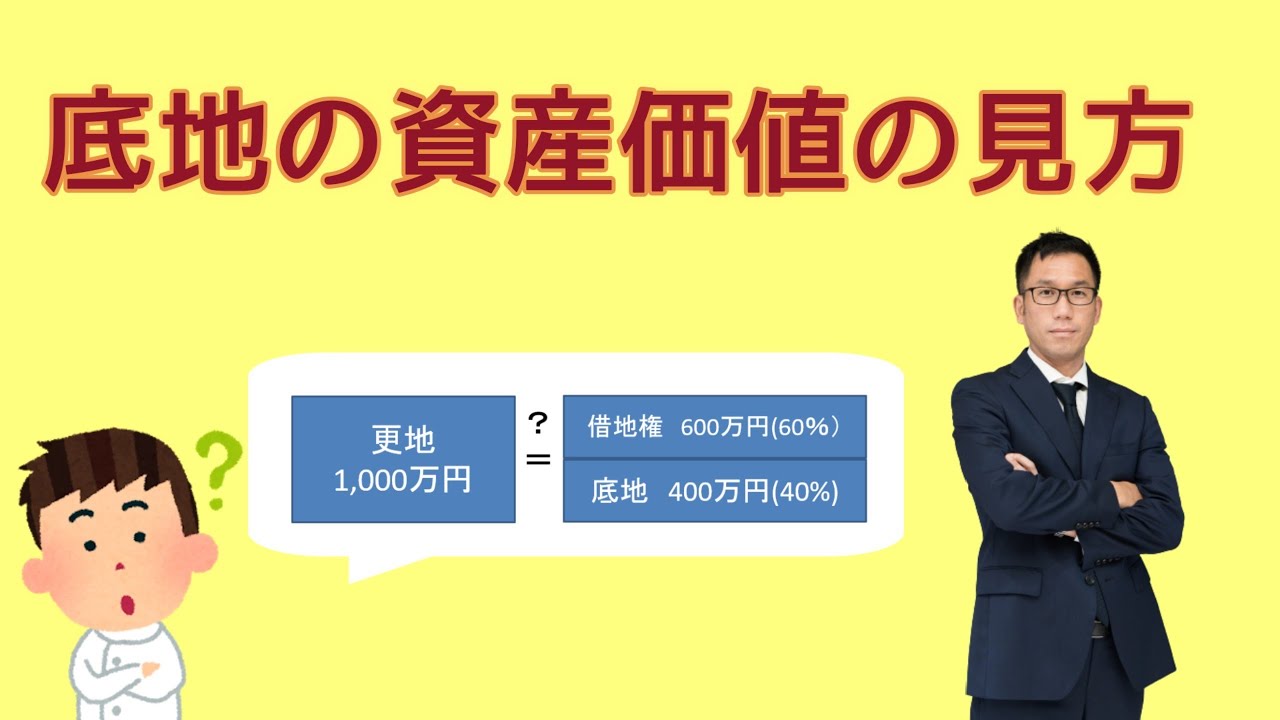 【地主さん必見】底地（そこち）の資産価値の見方