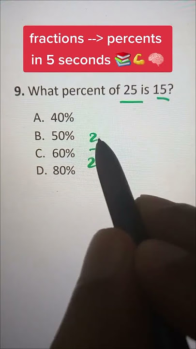 How To Calculate Percentages In 5 Seconds
