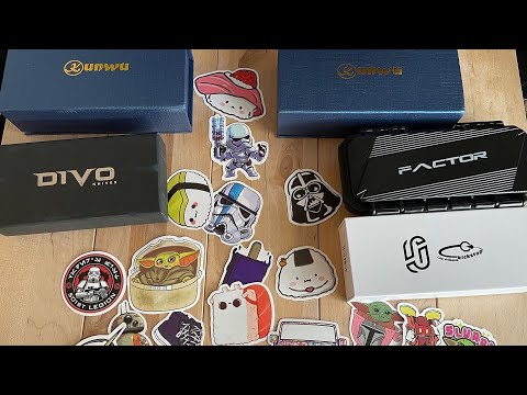 Unboxing 4 Cool Knives! Winterblade Factor, Kunwu X-Tao & Zen, Divo Mash