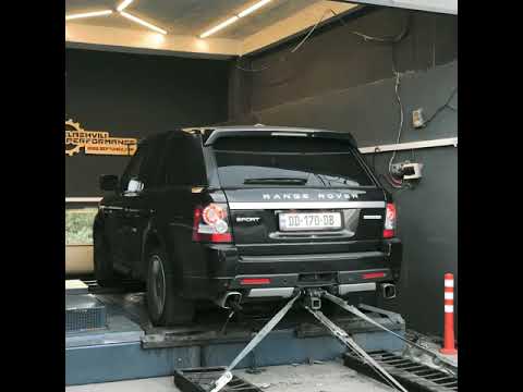 Range Rover sport supercharged (2013), @dyno, 450WHP(560hp)  @gelashviliperformance