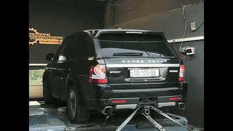 Range Rover sport supercharged (2013), @dyno, 450WHP(560hp)  @gelashviliperformance