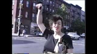 Walking with Tish Gervais in the East Village  mid 1980s