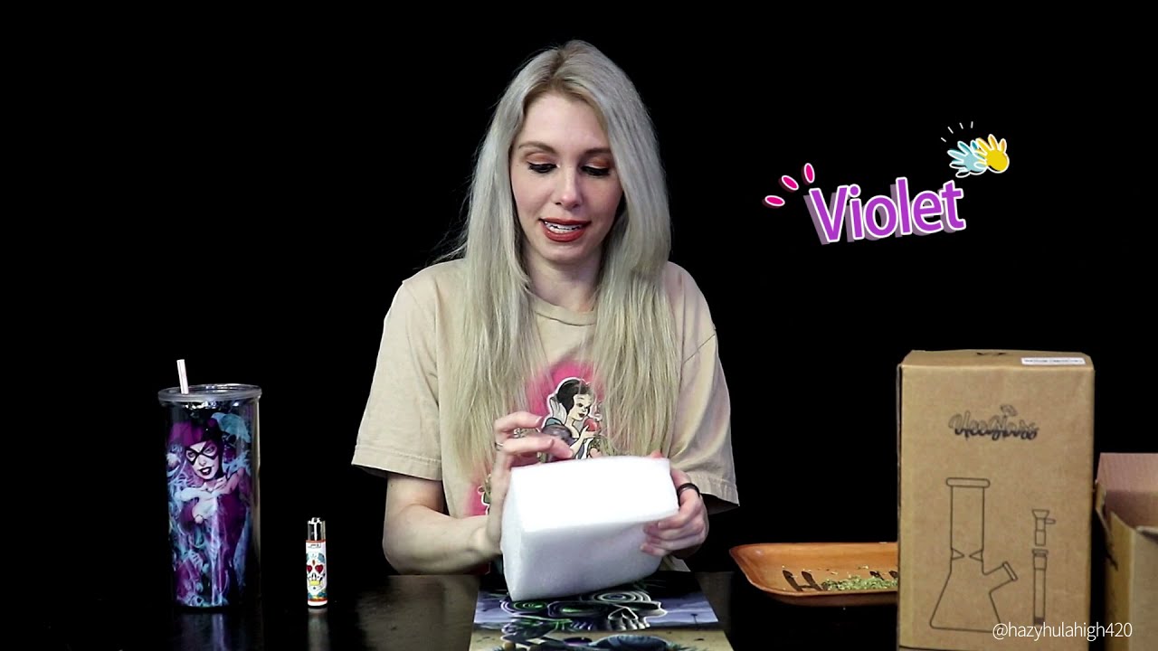 Ueeglass Watering-can Mini Bong Glass Bubbler Water Pipe