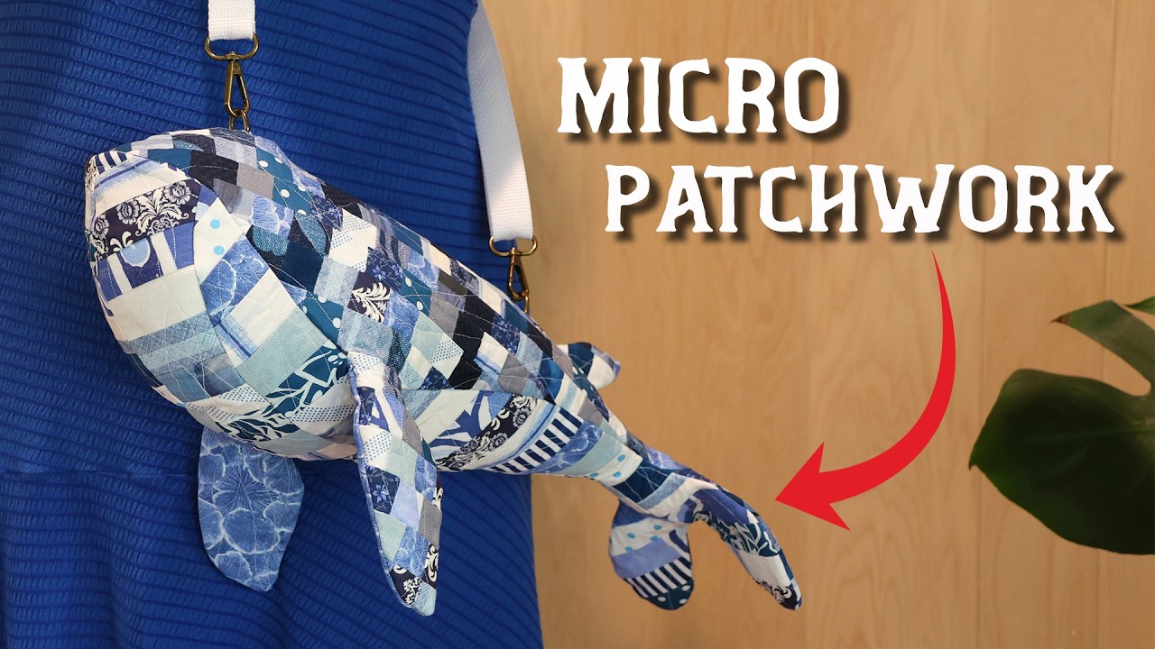 I Made the Cutest Patchwork Whale Bag!