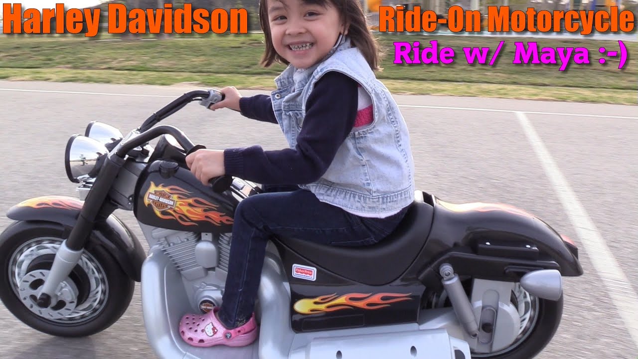 toy harley davidson motorcycle ride on