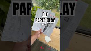 Dont Throw Away Old Letters! Make Paper Mache Clay Instead ♻️ @RedRockingBird