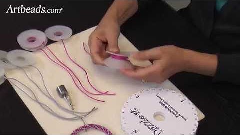 Artbeads Quick Tutorial - Setting Up a Kumihimo Project
