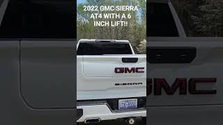2022 GMC SIERRA AT4  6 INCH LIFT KIT #automobile #gmcsierramods #offroad