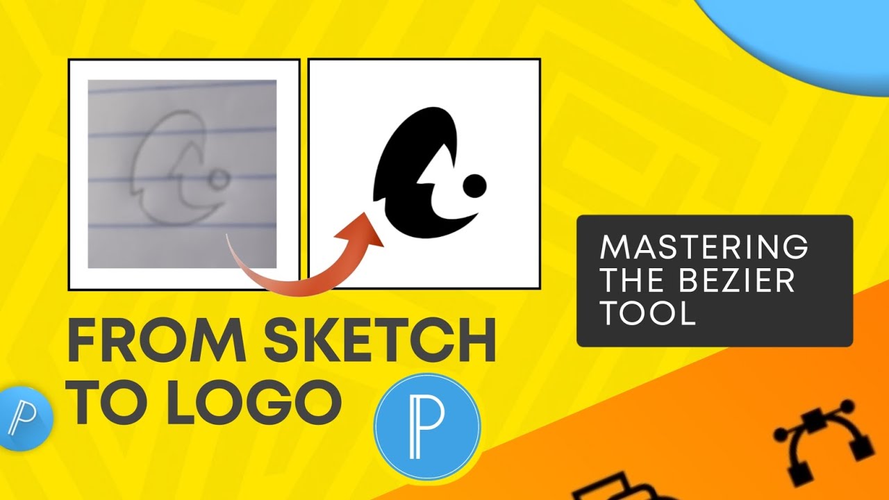 I Created A Logo Using The Bezier Tool On Pixellab🔥 // Learn How 🤔