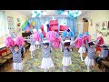 Танец Россия с помпонами в детском саду на 23 февраля