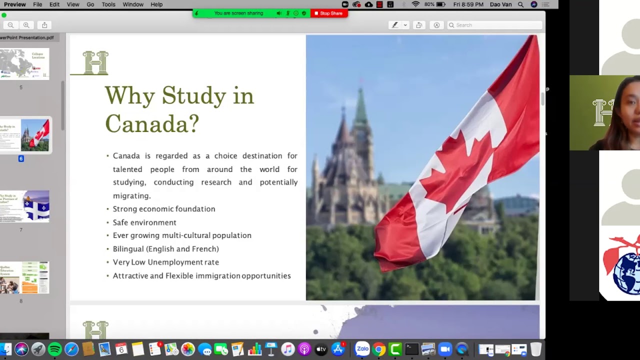 Giá du học nghề tại canada | Webinar du học nghề – định cư tại Quebec, Canada