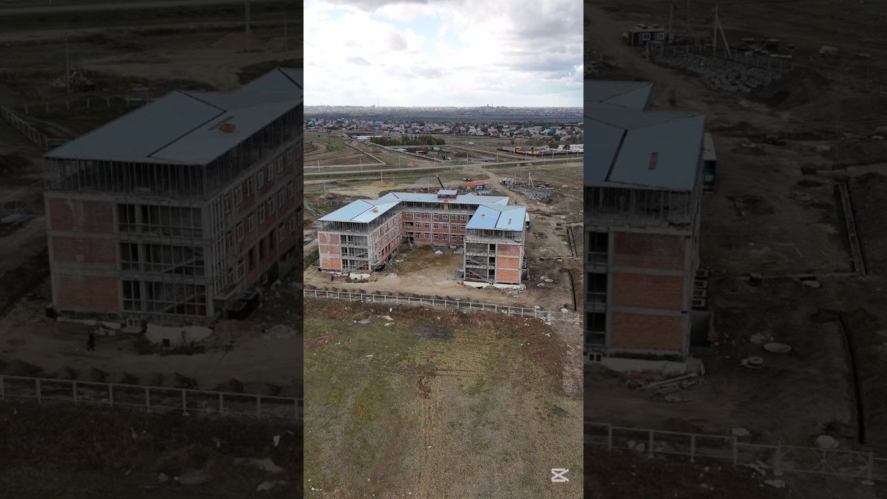 стройка в Заречном ........#дрон #костанай