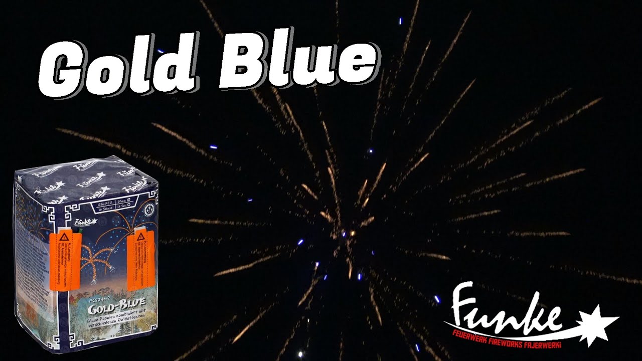 Funke Gold Blue I klein aber fein I PyroMan - YouTube