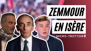 Eric Zemmour En Isère - Micro - Trottoir