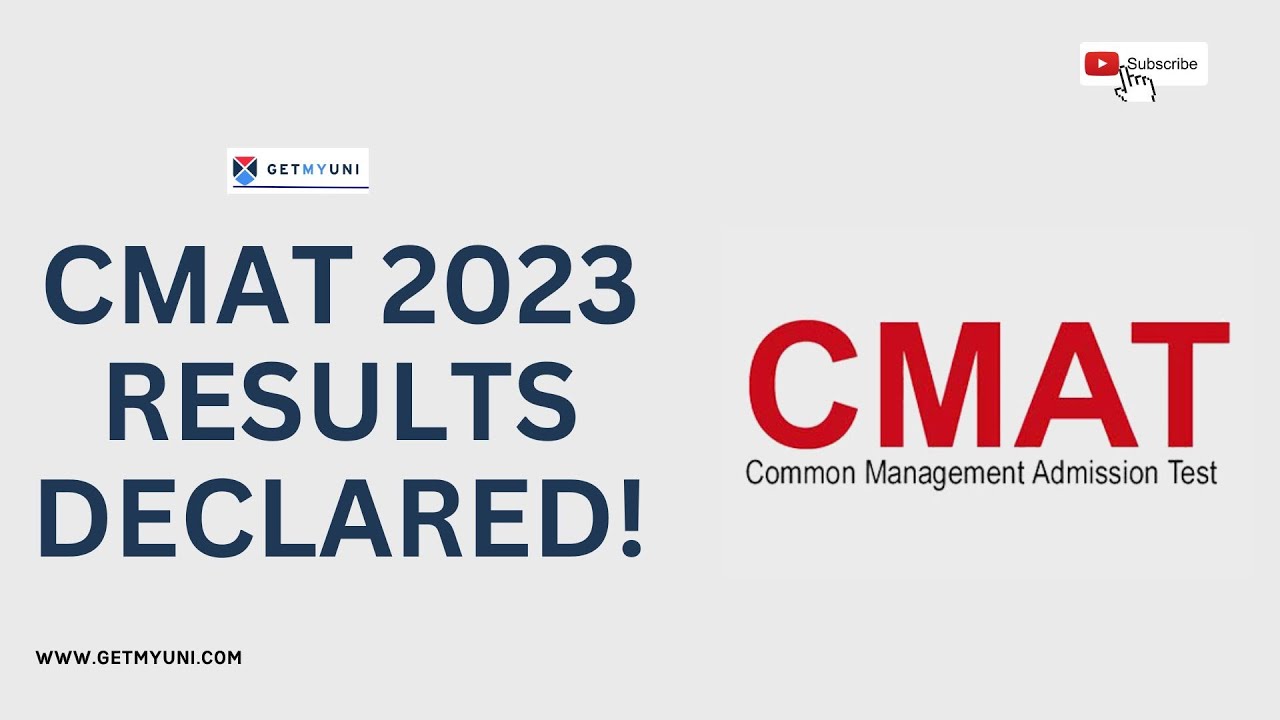 CMAT Results 2023 Declared!| How To Download CMAT Results 2023?| CMAT 2023| GetMyUni 