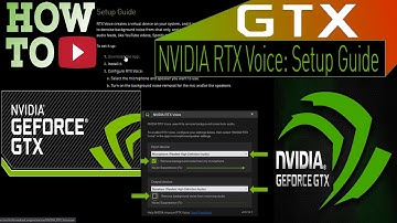 How to install RTX Voice on GTX GPU - Edit and install Setup Guide for NVIDIA GTX Graphics Cards.