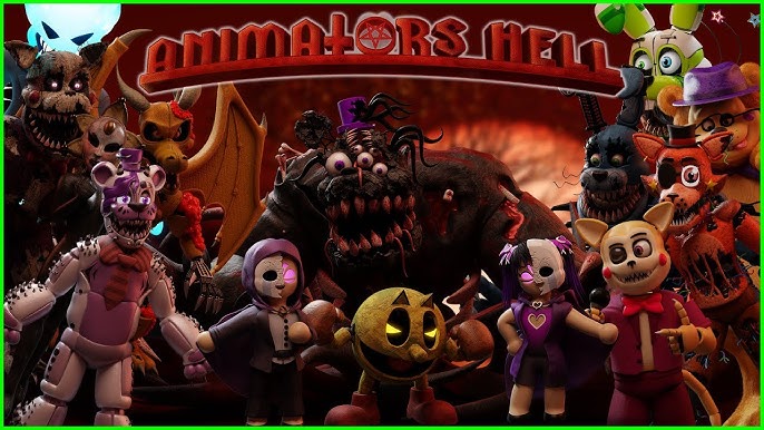 Os meus Fan Game de Fnaf Favoritos (Animators Hell)-(Popgoes