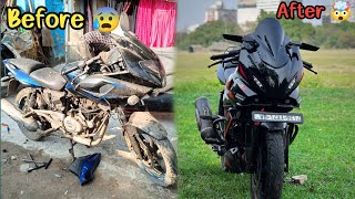 Bajaj Pulsar 220 Full Body Restoration | Full Bike Modified Kar Diya 🤯