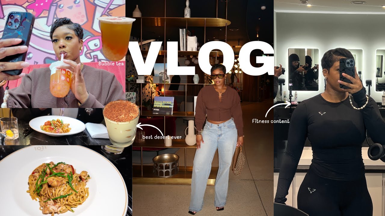 WEEKLY VLOG | a lot of food + Pr invites + fitness + friendship dates & more