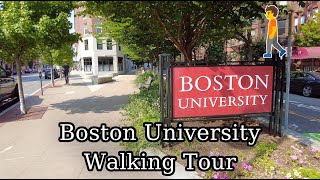 Boston University Campus and Kenmore Square Walk with Commentary. Beacon St to Commonwealth Ave