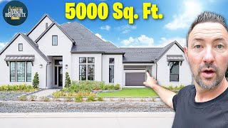 Massive HOUSTON TEXAS New Construction Homes for CHEAP! [Woodsons Reserve]