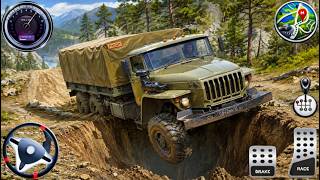 🔥 Défi tout-terrain impossible en camion militaire ! 🚛😱 | Conduite de camion militaire 3D - Gamep... screenshot 3