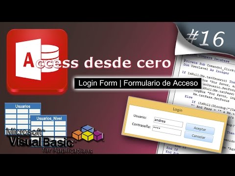 Login Form - Formulario de acceso | Access desde cero #16