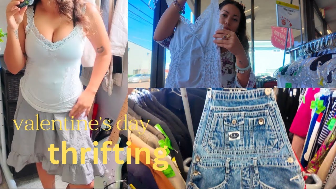 Пойдем со мной по магазинам секонд-хенда на День святого Валентина! Эпизод 4