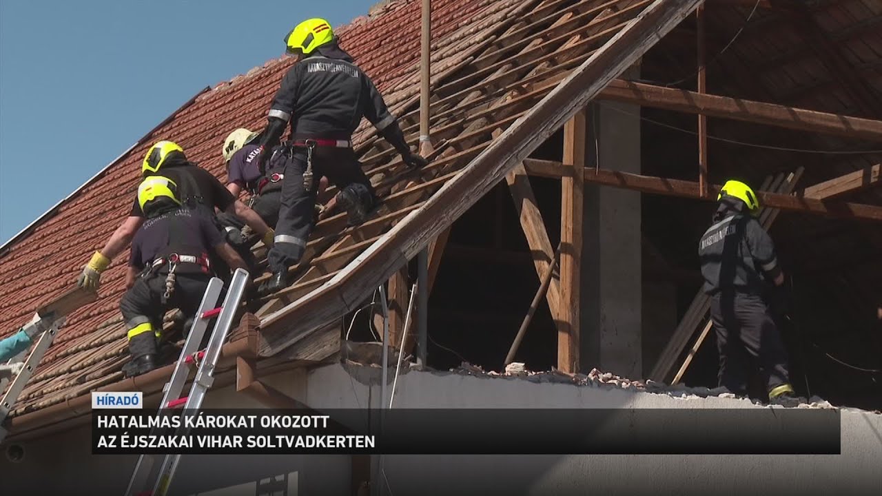 Hatalmas pusztítást végzett a vihar Soltvadkerten