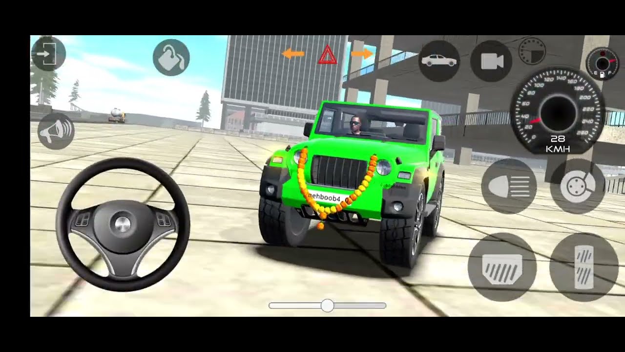 Dollar Song Modified Mahindra Thar Indian Cars Simulator 3D