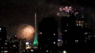 Melbourne 31 December 2009 NYE Fireworks