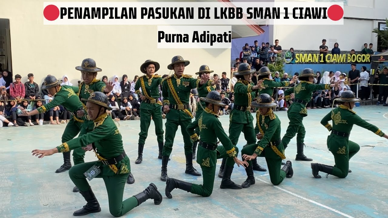 🔴KEREN🔴Penampilan Paskibra Purna Adipati di LKBB SMAN 1 Ciawi